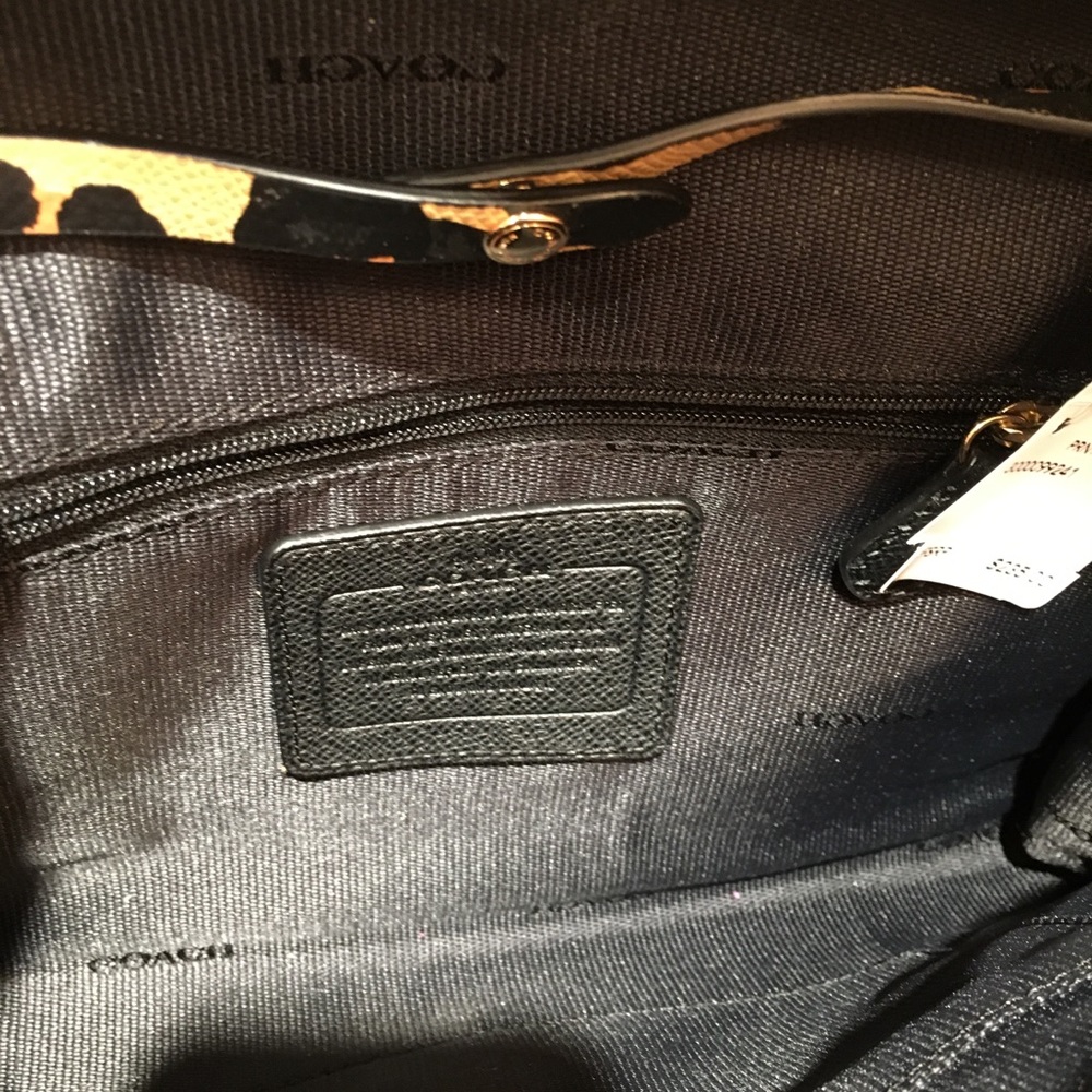 NWT Coach ocelot Bag - Picture 4 of 6